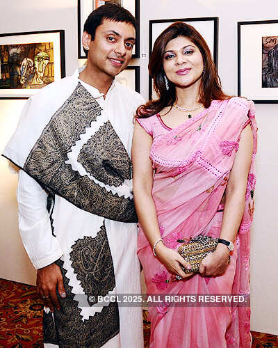 FN Souza's painting exhibition