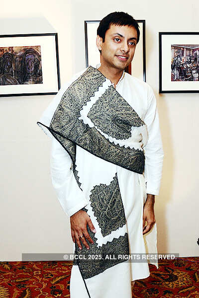 FN Souza's painting exhibition