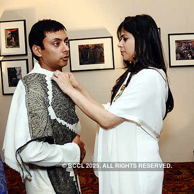 FN Souza's painting exhibition