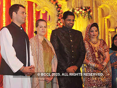 PM, Sonia Gandhi @ reception party