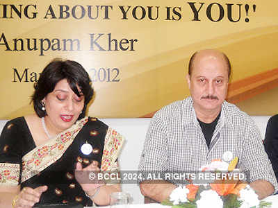 Anupam Kher promotes his book