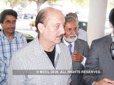 Anupam Kher promotes his book