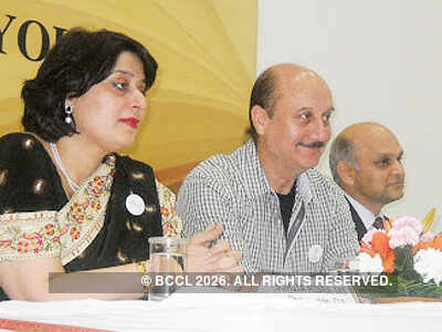 Anupam Kher promotes his book