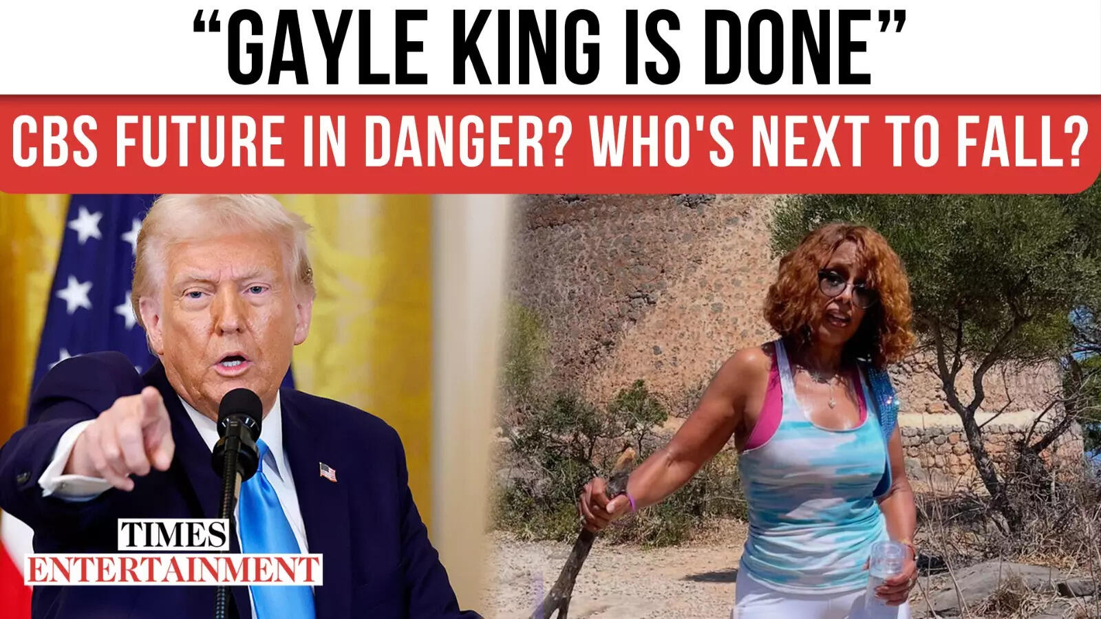 Trump vs. Gayle King Erupts: “Woke” CBS Scores Spark Explosive TV Feud
