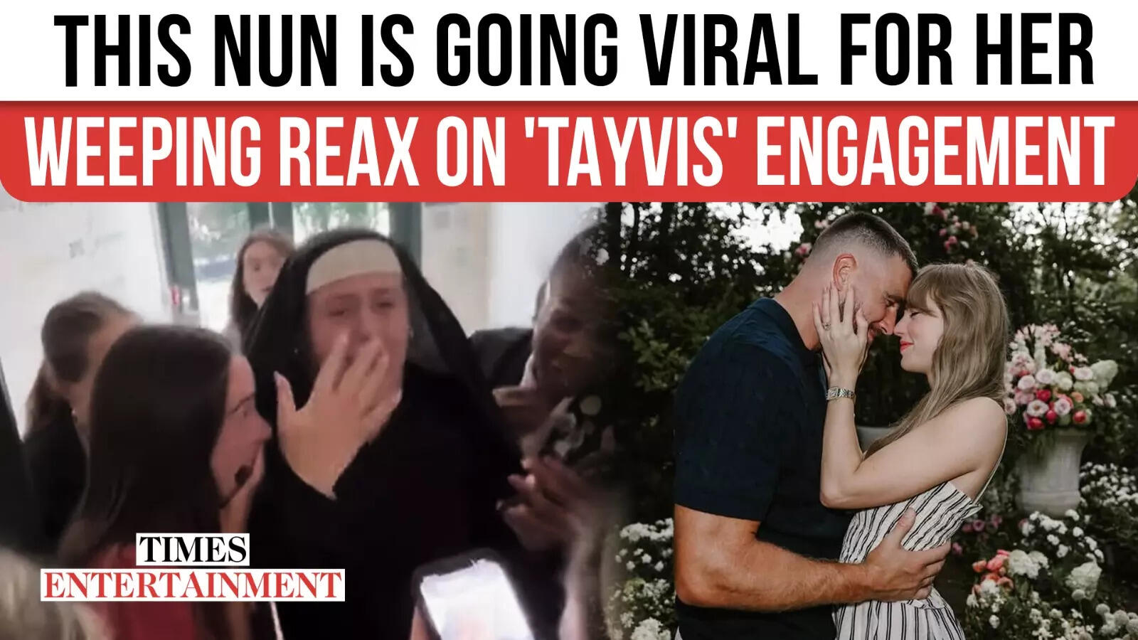 Viral TikTok Exhibits NUN’S SWEET MELTDOWN After Listening to Taylor Swift & Travis Kelce’s Engagement Information