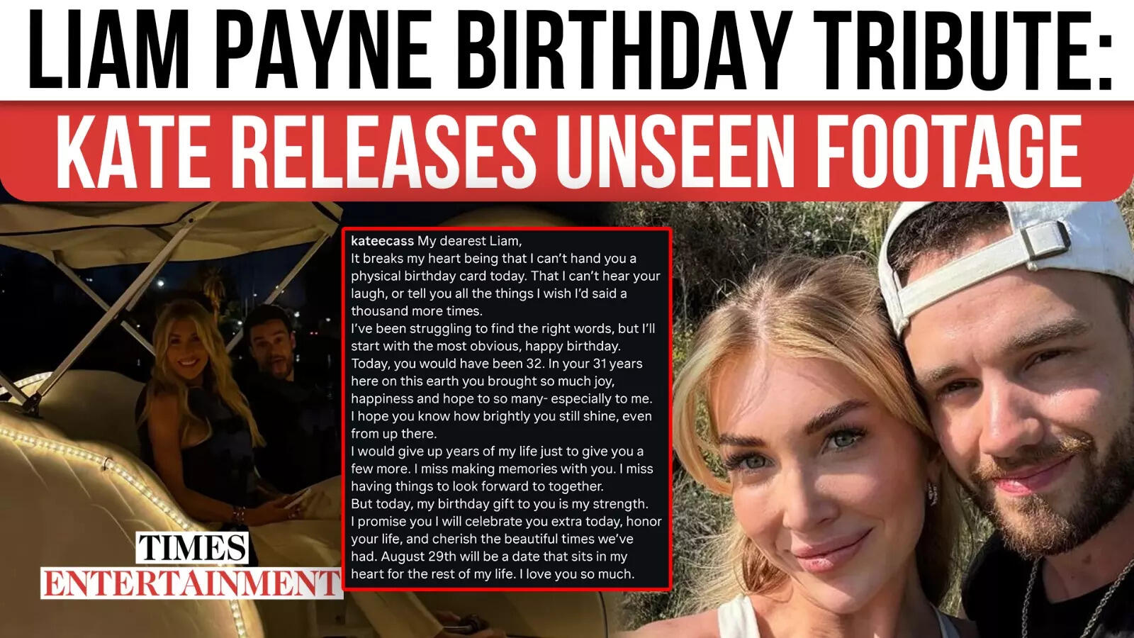 Heartbreaking Tribute: Kate Cassidy Honors Liam Payne on His thirty second Birthday, ‘444’ Message to Heaven