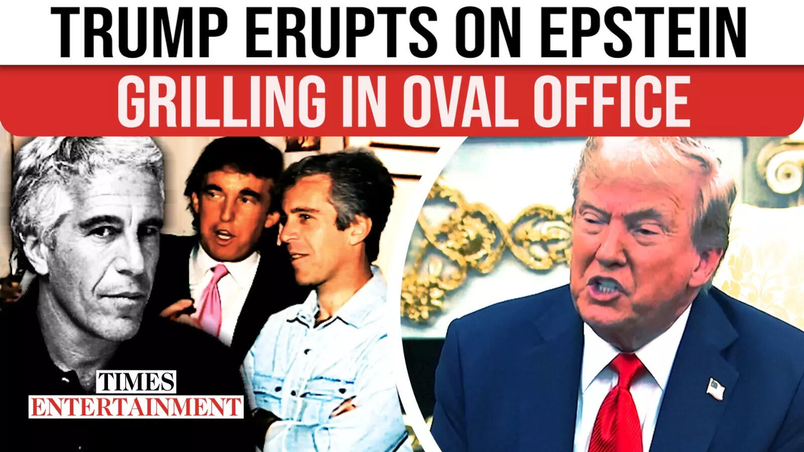 Epstein Firestorm: Trump Turns Pink, Shouts Down Questions Earlier than Polish President
