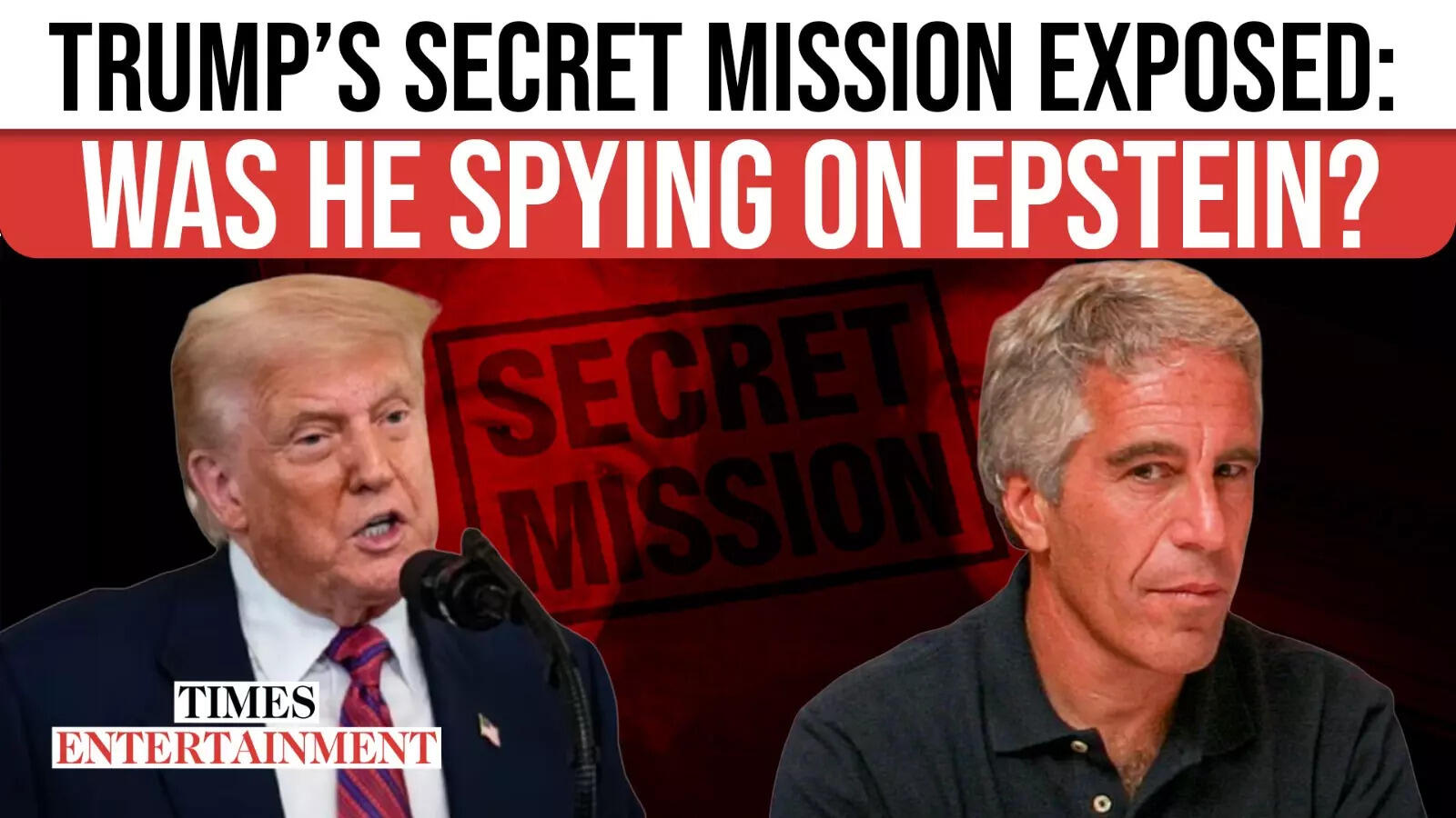 Trump Spied on Epstein for FBI? Surprising Declare From Speaker of the Home | WATCH