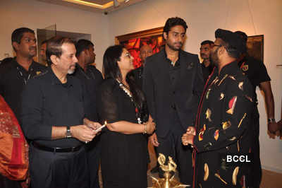 Abhishek at Paresh Maity's art event