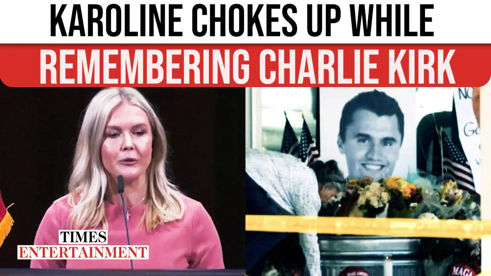 Tears & Tributes: Karoline Leavitt, RFK Jr, Mike Johnson Honor Charlie Kirk