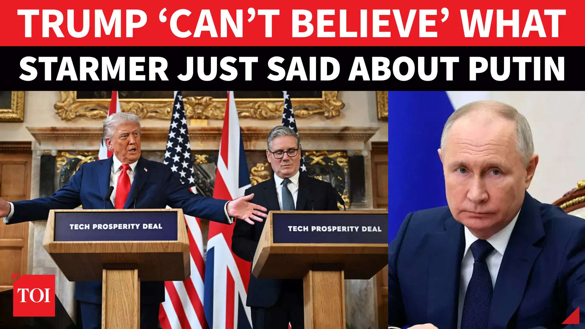 ‘Putin, You Let Me Down’: Trump Attacks Russian President; Starmer Rants In Ukraine Favour