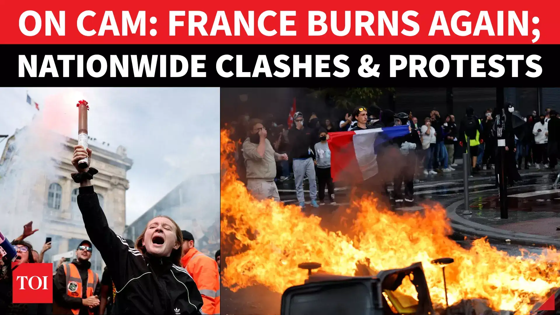 France On Boil: Heavy Street Battles Burn Paris, Other Cities; Huge Revolt Against Macron Austerity