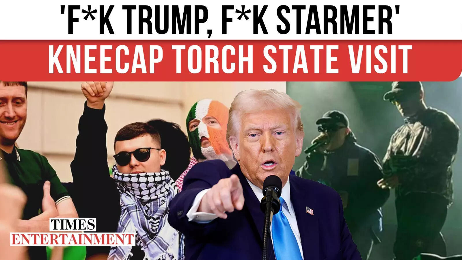 ‘F* Trump, F*** Starmer’: Kneecap Spark Controversy With Explosive Wembley Efficiency