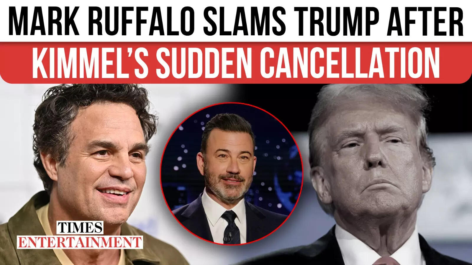 Mark Ruffalo Slams Trump After Kimmel’s Present Canceled: ABC Bowed to Political Stress