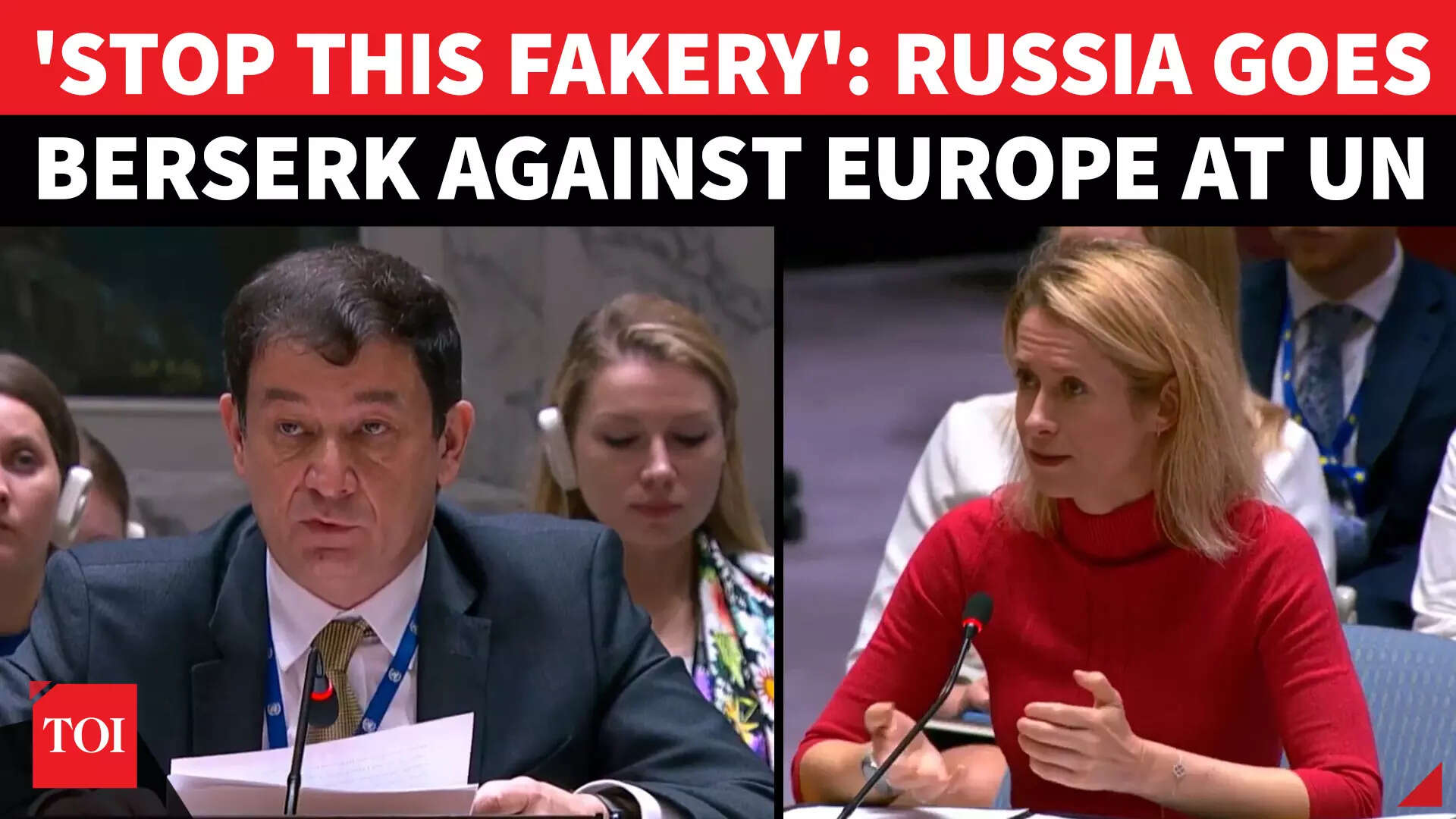 'Stop Russian Paranoia': Public Fight Between EU Kallas & Putin Envoy ...