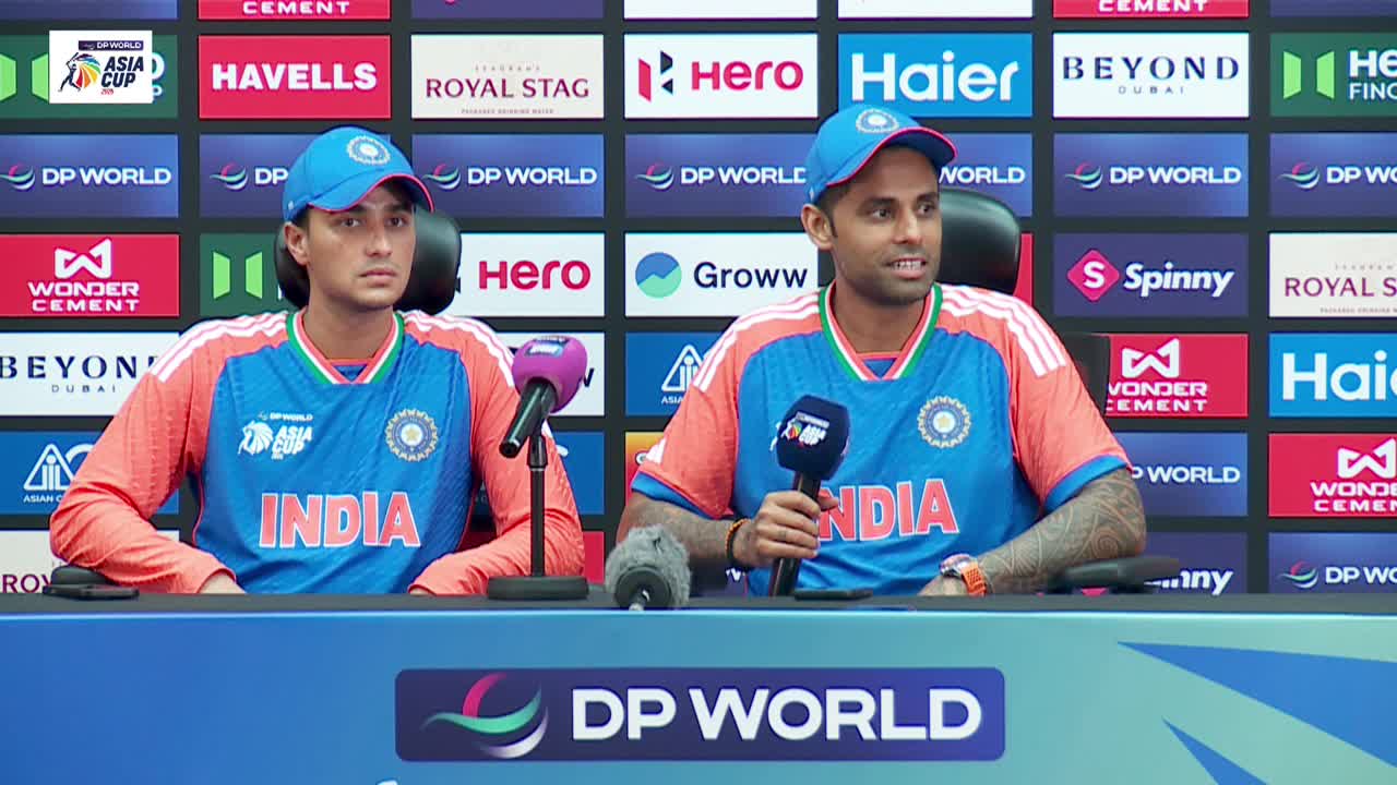 India press conference: Trophy controversy, message from PM, drama from Naqvi, SKY's Army gesture