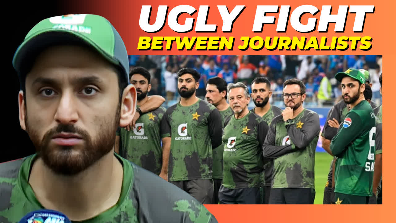 India vs Pakistan breaks out between journalists in Dubai during Salman Agha press conference