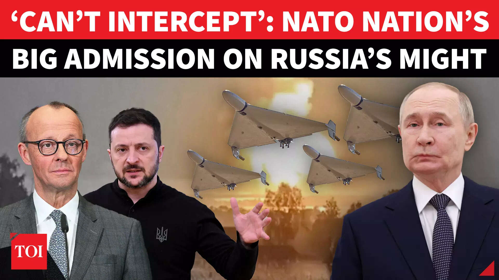 Putin To Take Advantage Of Germany's Weak Spot? ‘NATO Can’t Shoot Down Russian Drones’