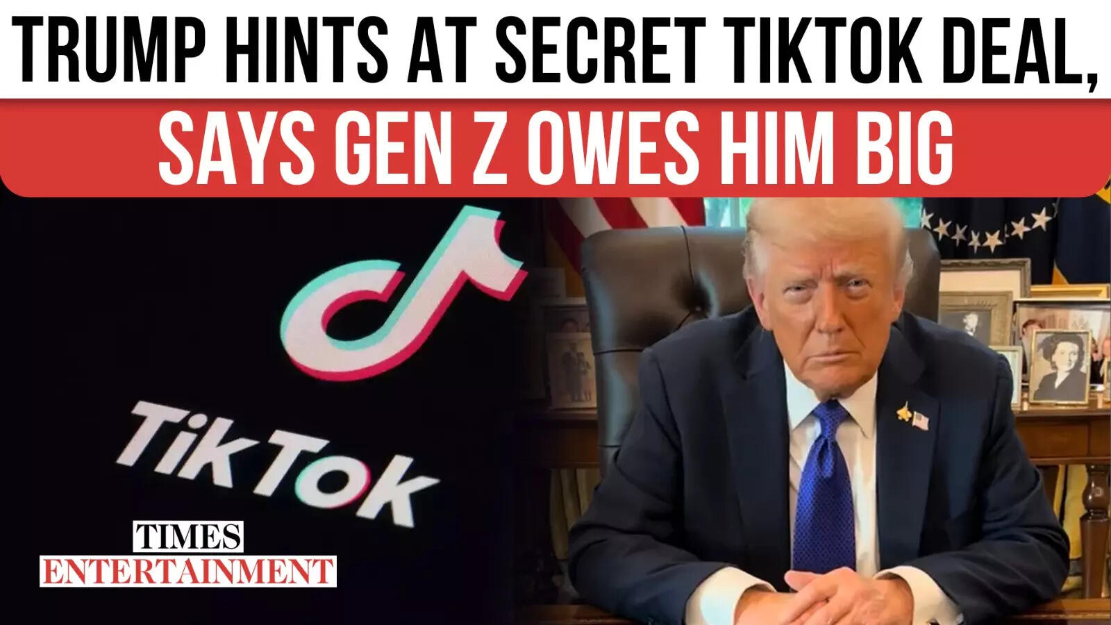 Trump Hints at Secret TikTok Deal, Tells Gen Z: “I Saved It, You Owe Me Massive”