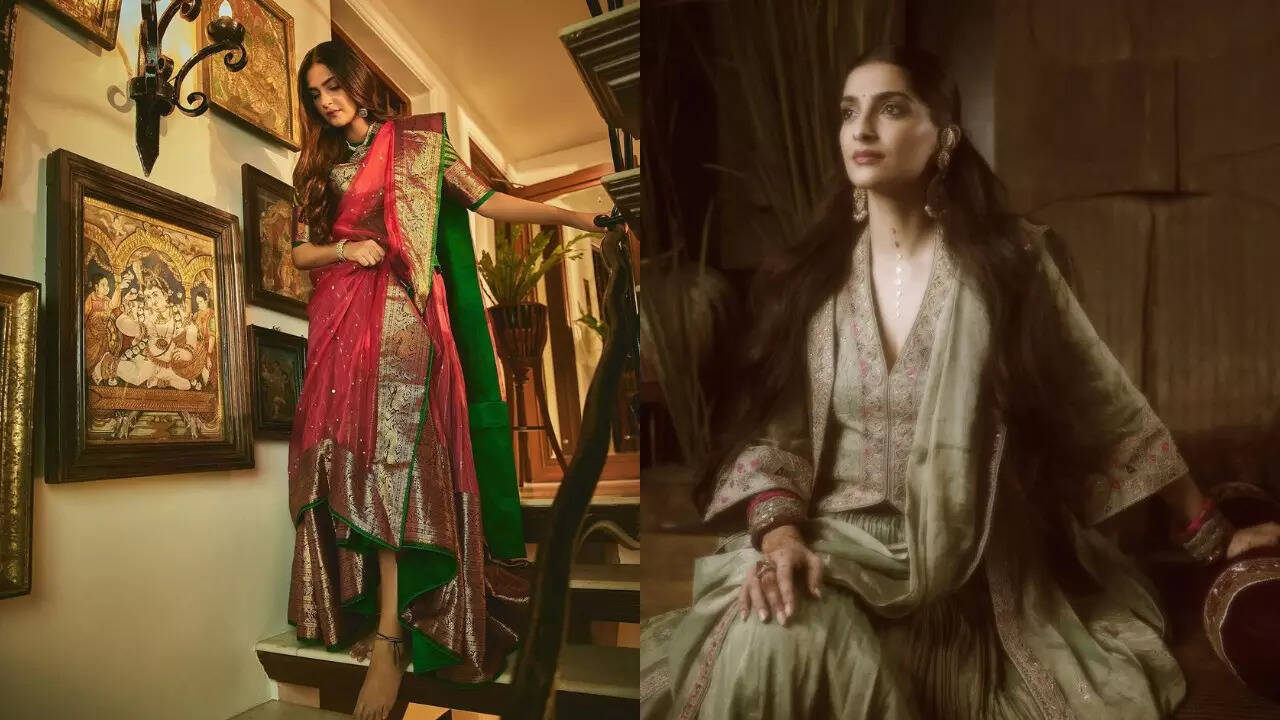 Decoding Sonam Kapoor's Karwa Chauth fashion: A look at her unconventional style