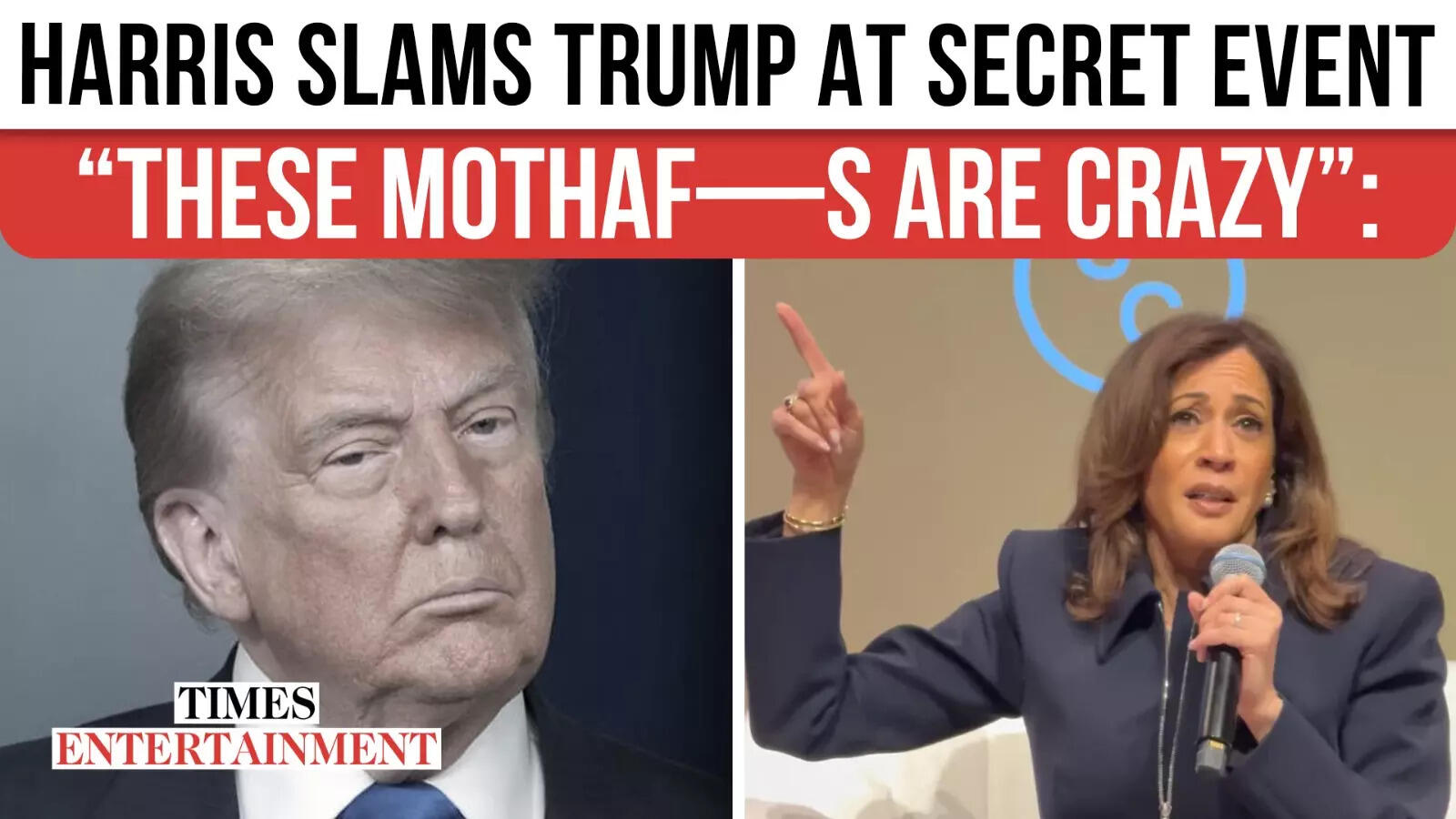 Kamala Harris Explodes in Personal LA Occasion: “These Mothaf—s Are Loopy”, Slams Trump Period