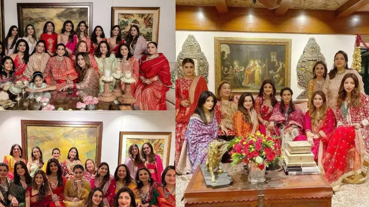 A look into Sunita Kapoor's annual Karwa Chauth parties over the years