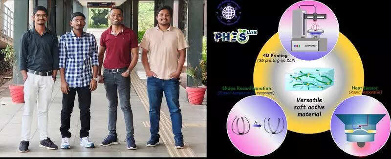 IIT Bhilai develops dual-trigger 4D polymer