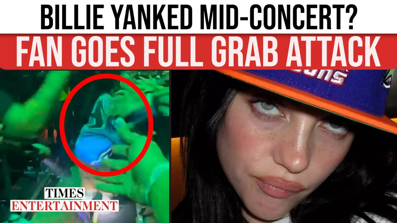 Billie Eilish Attacked At Miami Live performance: Fan Violently GRABS and PULLS Her | WATCH VIRAL VIDEO