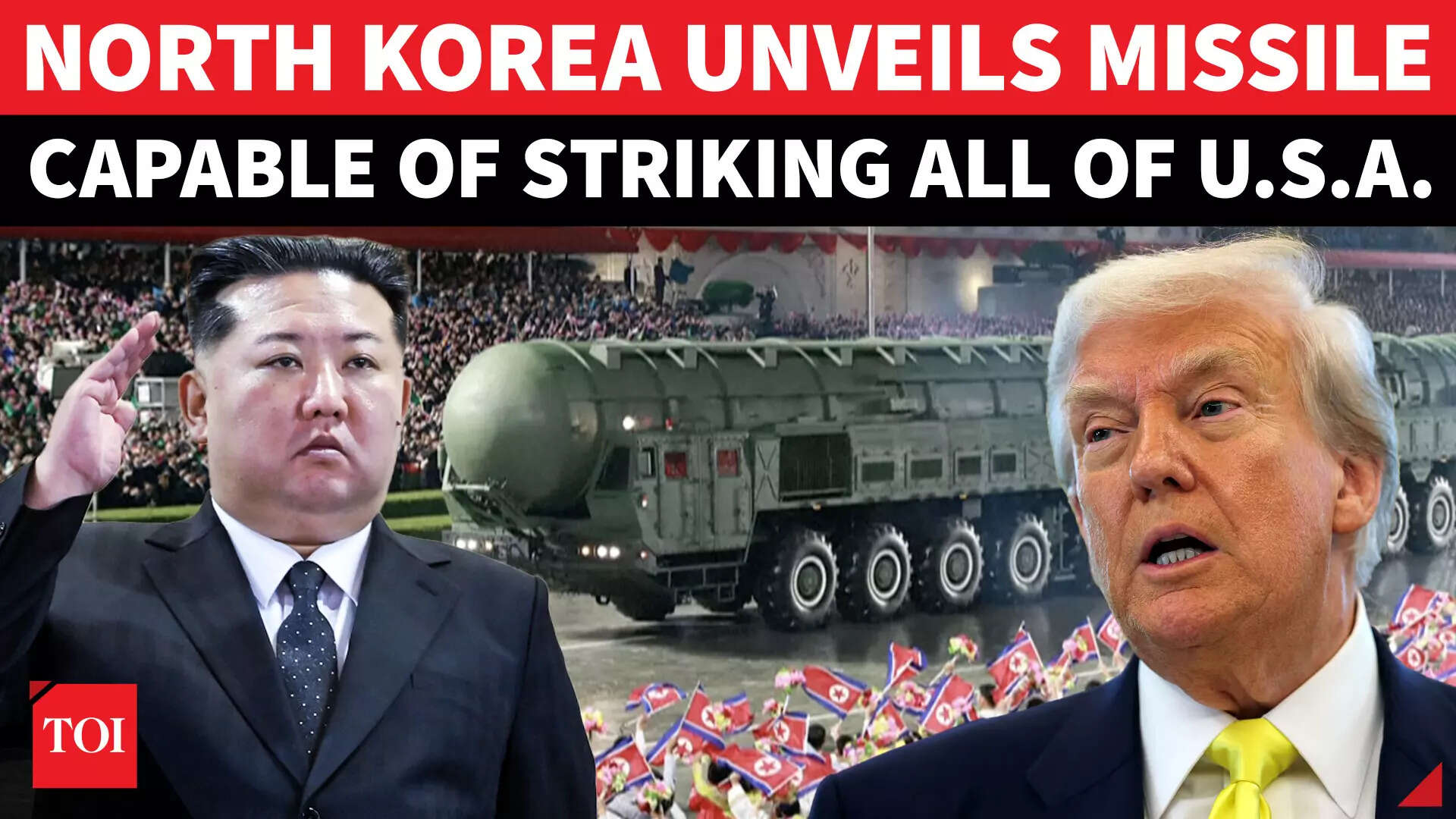 'MISSILE Capable Of Hitting US': North Korea UNVEILS New ICBM; Kim Makes Rare Speech