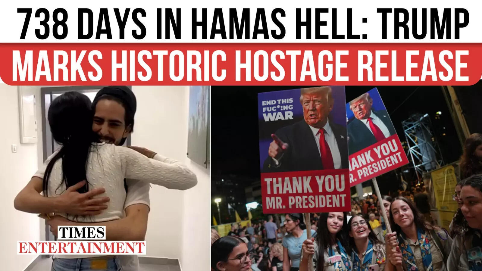 Dwelling Hostages Freed After 738 Days In Hamas Captivity, Historic Stop-Hearth Takes Maintain | WATCH