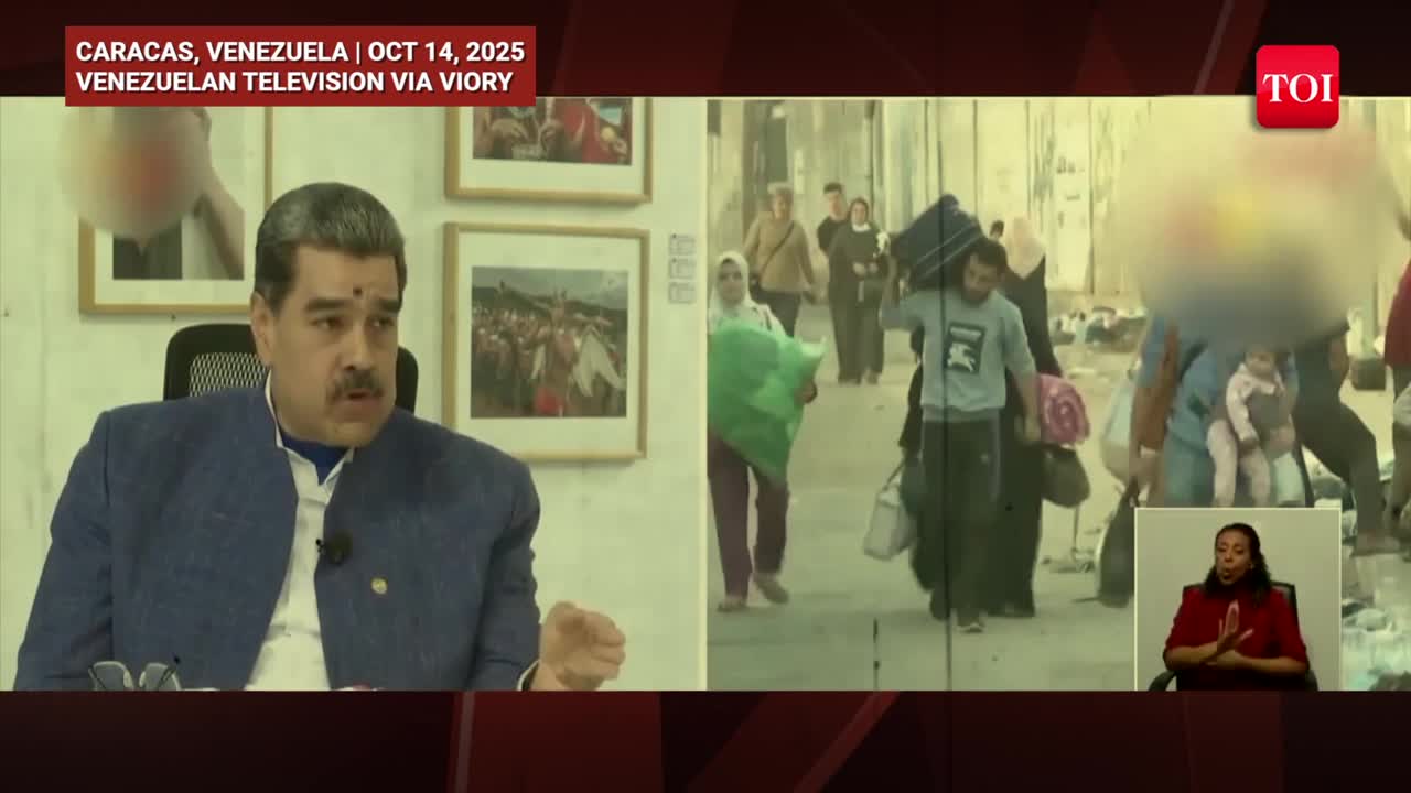 'Gaza Be Rebuilt': After Putin, Ally Maduro Calls For Independent Palestinian State | Watch