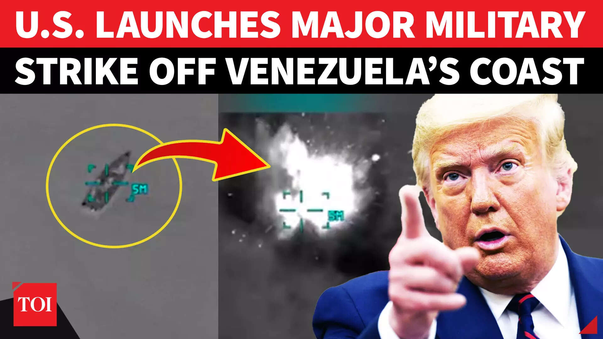 US Attacks 5th Narco Vessel Off Venezuela’s Coast; Maduro Fumes, Takes Big Pledge