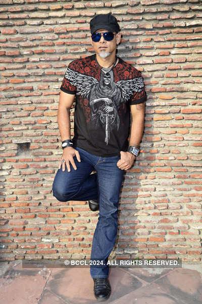 Indian playback singer Suraj Jagan poses for photogs during his recent ...