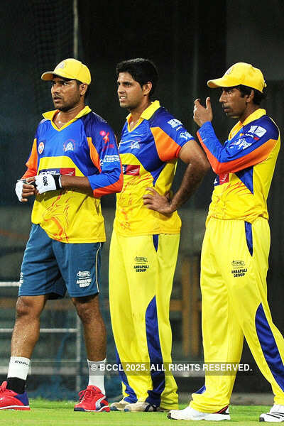 Chennai Super Kings @ Practice session