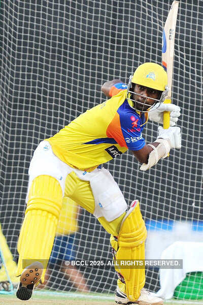 Chennai Super Kings @ Practice session