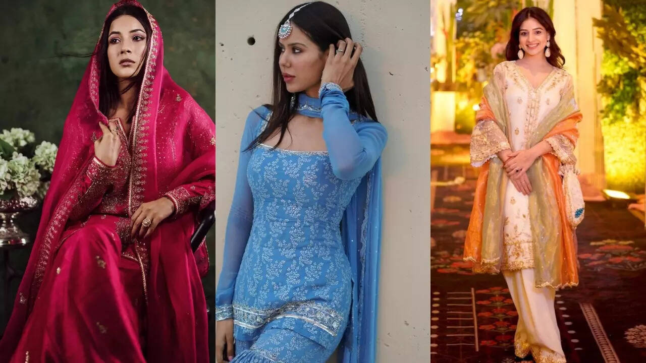 Diwali 2025: Shehnaaz Gill to Sonam Bajwa, Punjabi actresses serve stunning festive looks