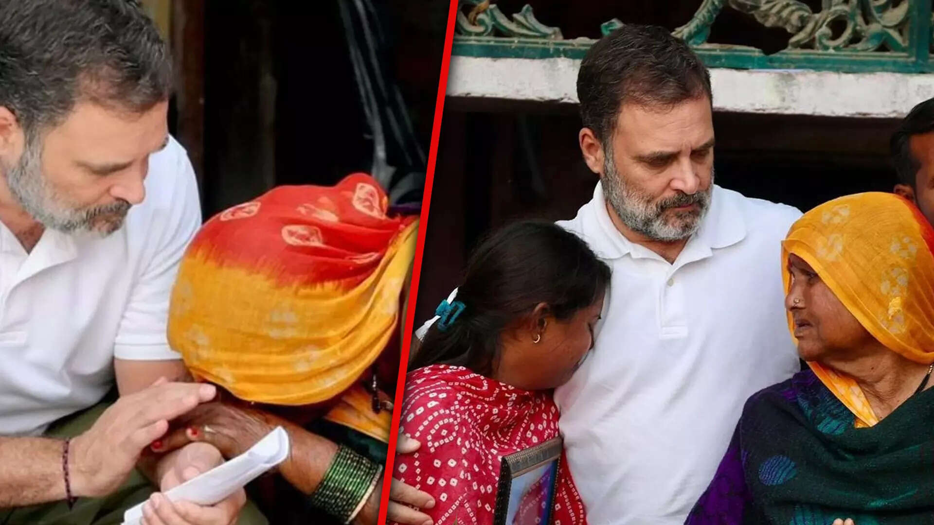 Rahul Gandhi Meets Family of Lynched Dalit in UP, Claims Govt Threatened Them and Calls for Action