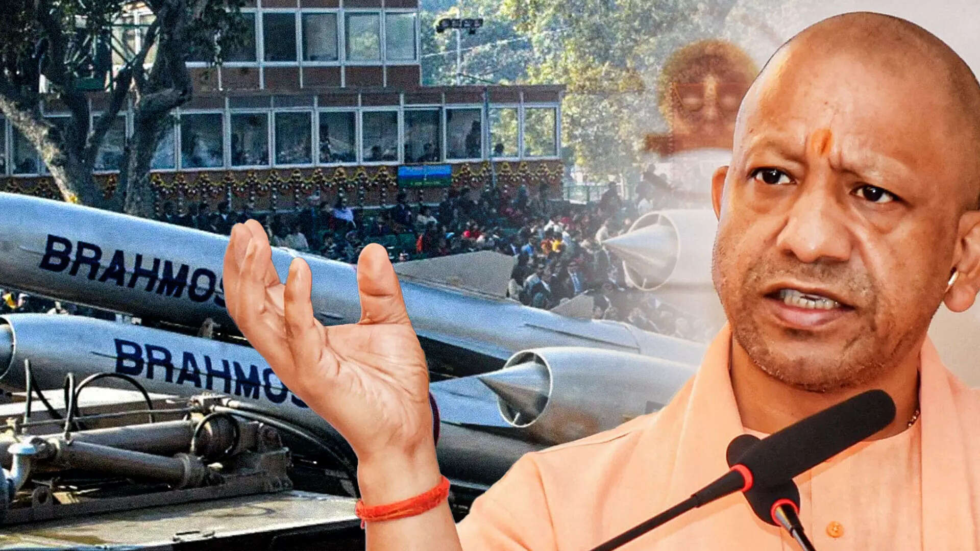 Rajnath Singh, Yogi Adityanath Flag Off First Batch of BrahMos Missiles from Lucknow Unit