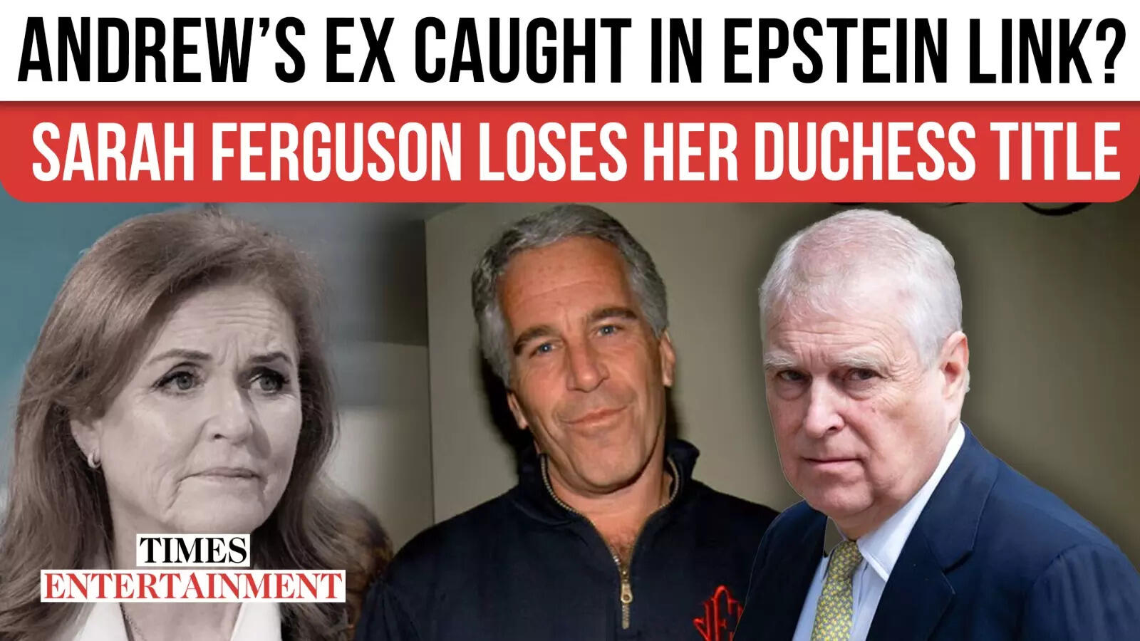 ROYAL SHOCK: Duchess of York Sarah Ferguson Drops Her Title After Andrew’s Scandal Deepens