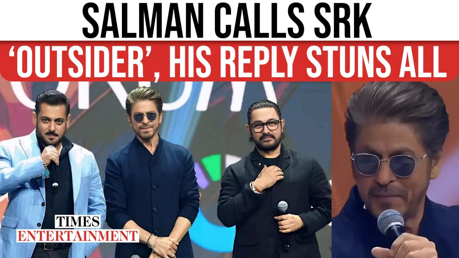 Shah Rukh Khan Counters Salman's 'Outsider' Tag: 'I Also Come From A Film Family'