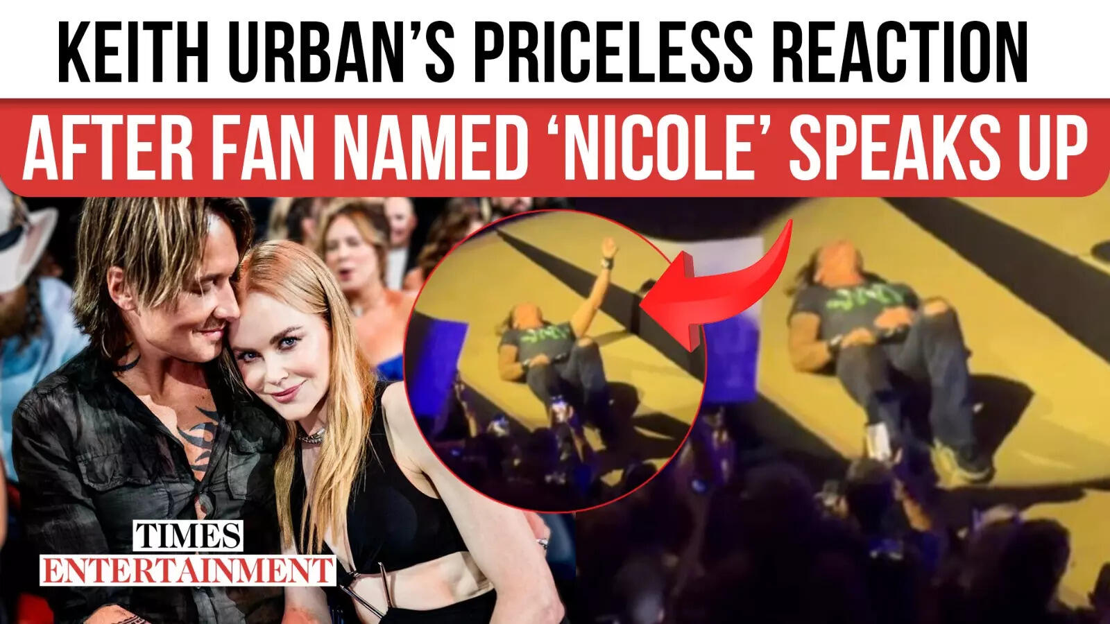 Keith City FALLS To The Flooring When Fan Says Her Title Is ‘NICOLE’, Crowd Erupts