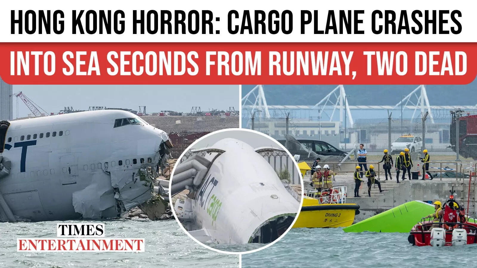 HONG KONG HORROR: Boeing 747 Cargo Plane Plunges Into Sea Seconds From Runway, Two Dead