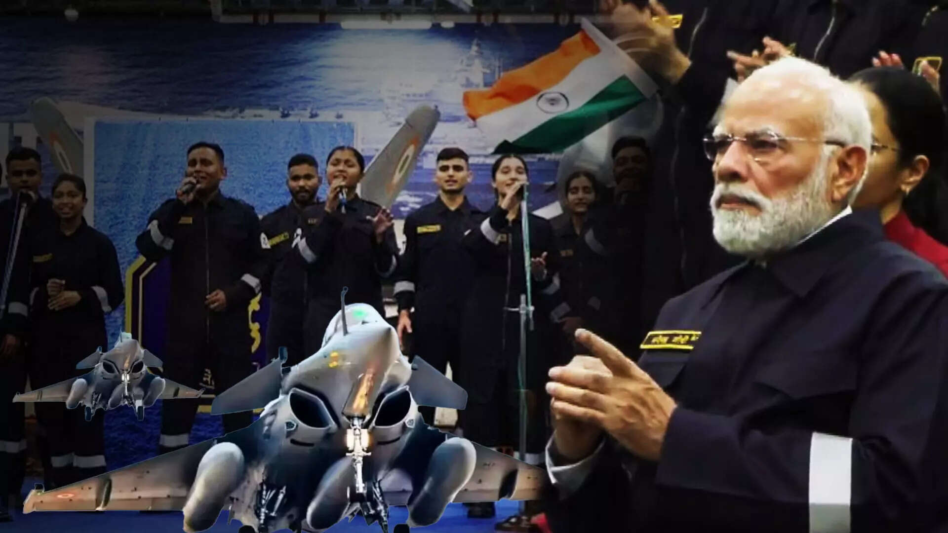 A War Cry In Melody: Navy Dedicates Op Sindoor Song To PM During Diwali Celebration on INS Vikrant