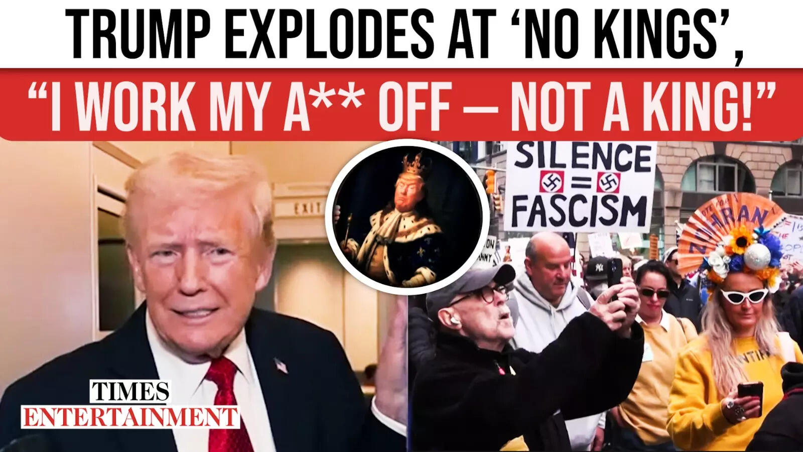 Trump Blasts “No Kings” Protests as a Joke: Denies Performing Like a Monarch Amid Nationwide Demos