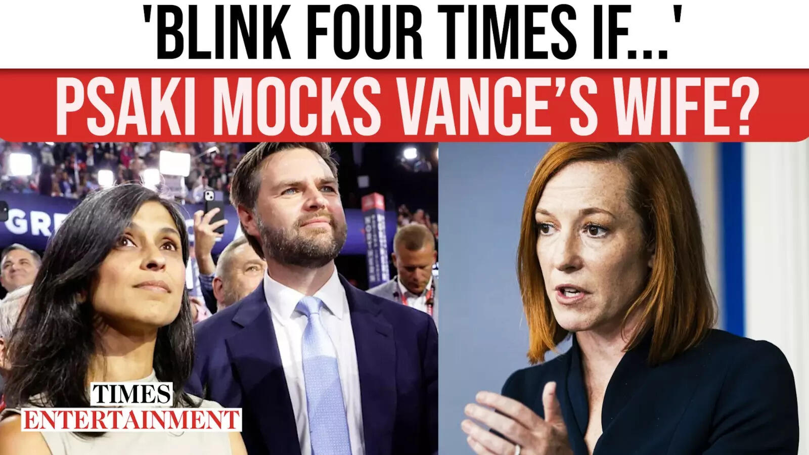 Jen Psaki’s Wild Swipe At JD Vance’s Marriage STUNS Viewers; Clip Goes VIRAL