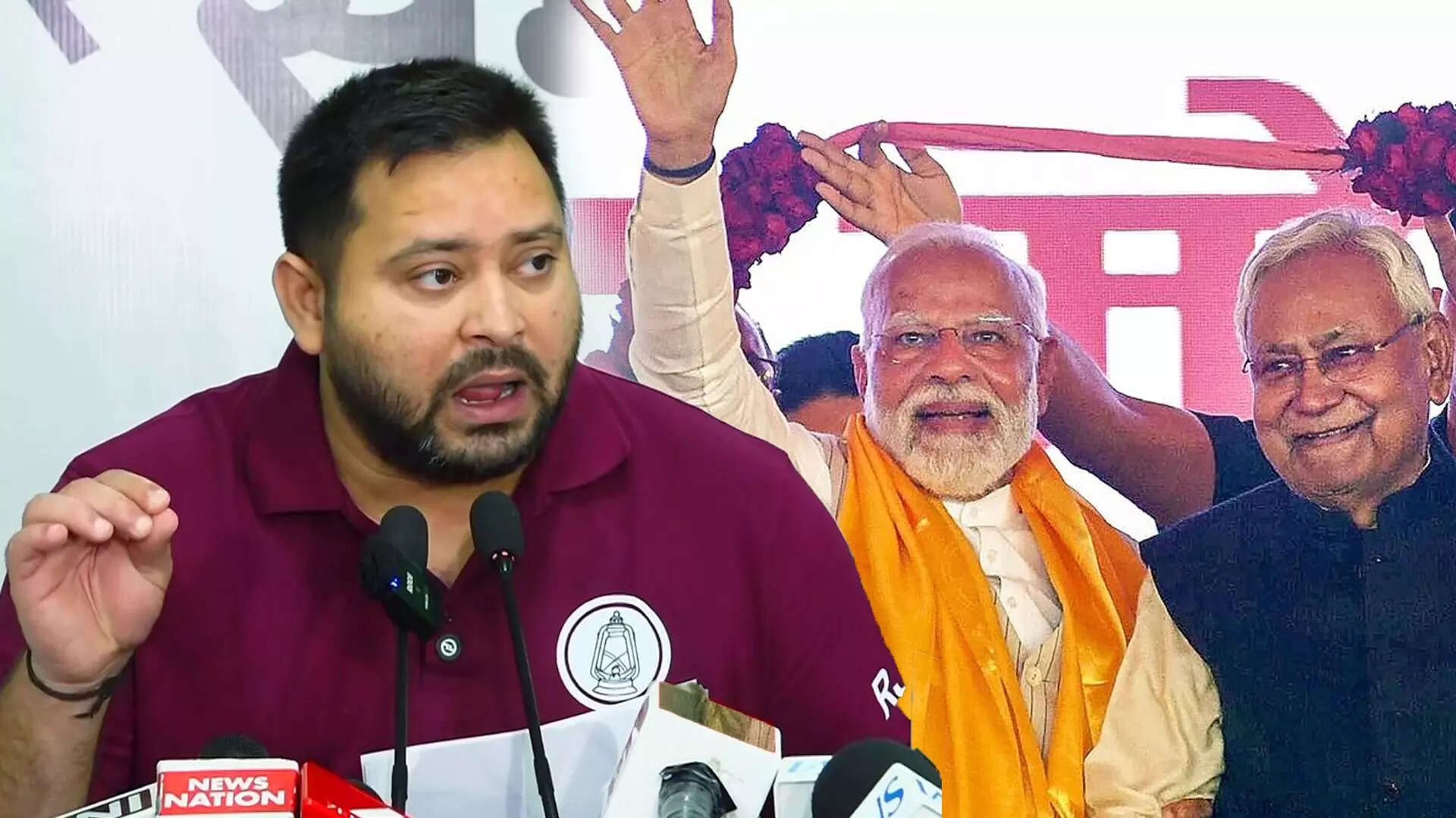 Tejashwi Slams Double-Engine Govt on Corruption,Assures No Seat-Sharing Disputes in Mahagathbandhan