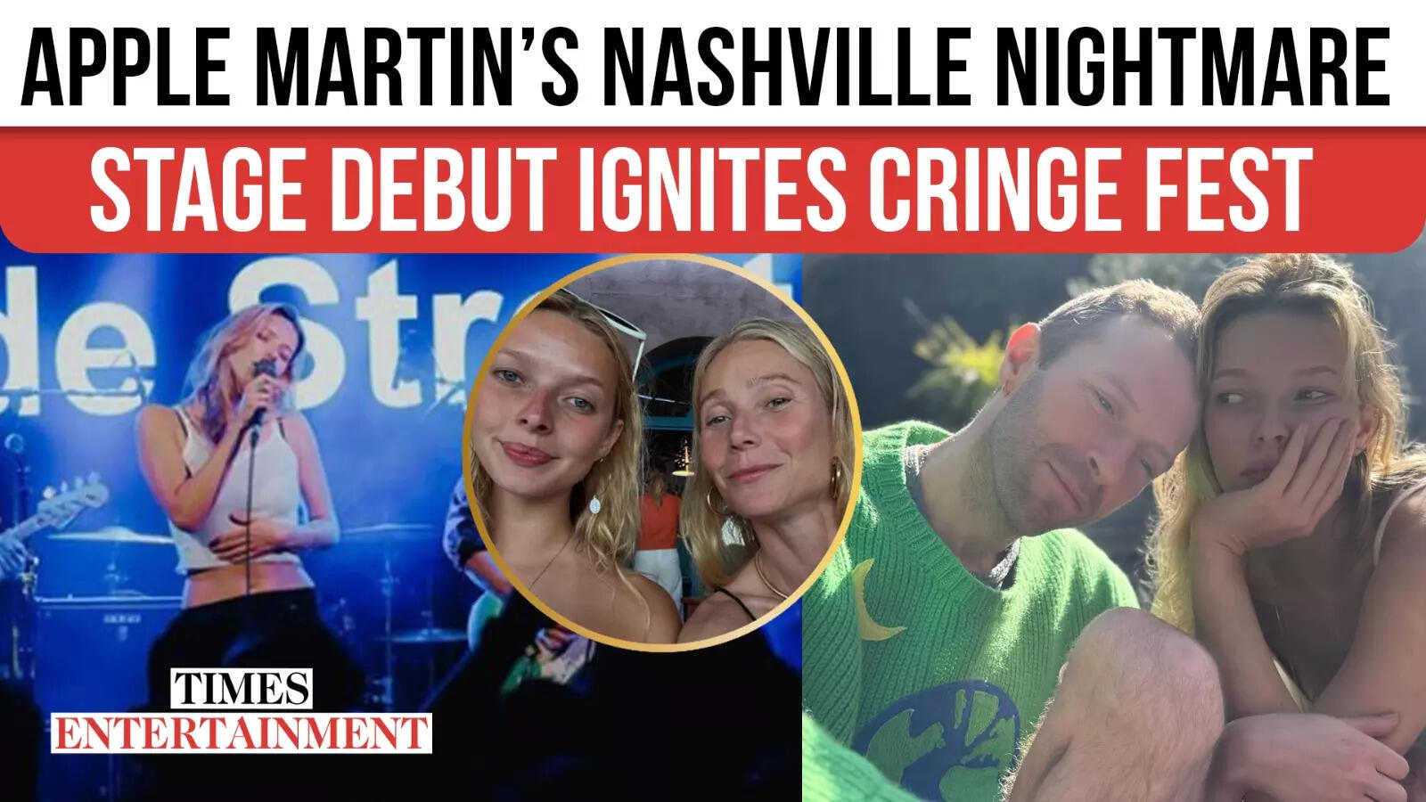 Chris Martin’s Daughter Apple Martin TROLLED Over Nashville Debut, ‘Not Her Calling’? | WATCH