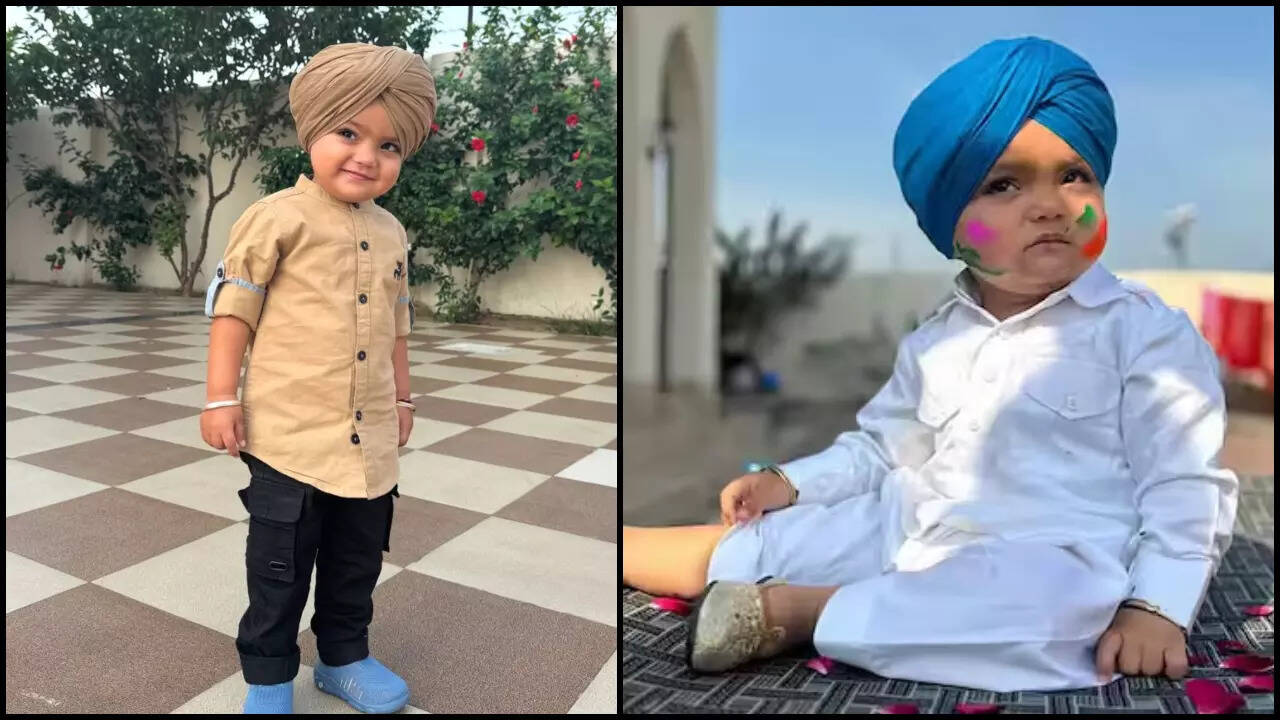 Cute pics of Moose Wala’s younger brother, Shubhdeep