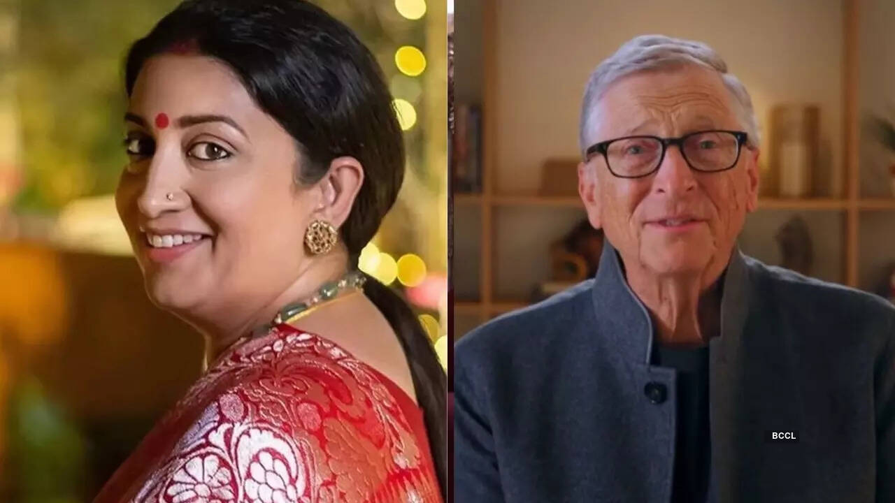 From interacting with Bill Gates to being the highest-paid TV star: Times when Smriti Irani made headlines