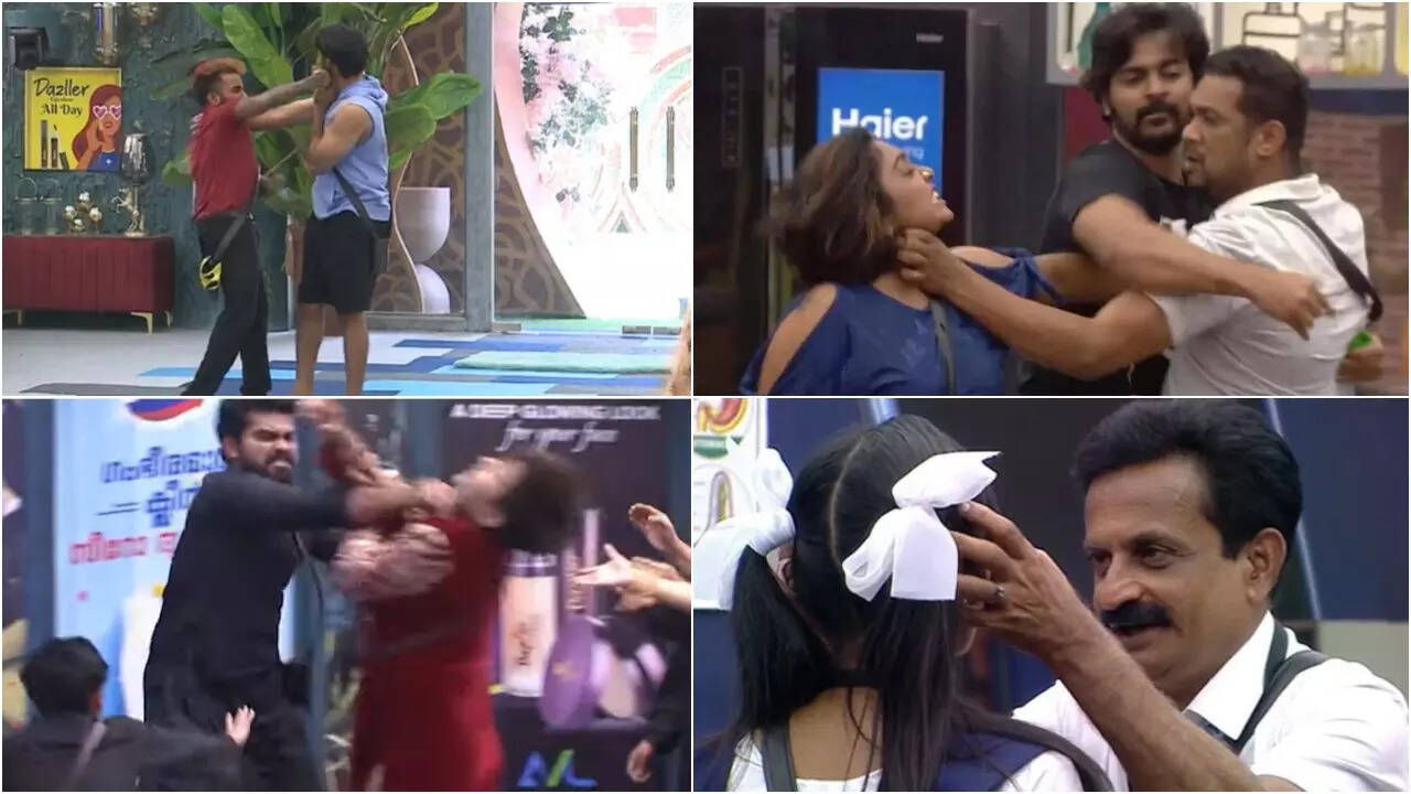 From Asi Rocky–Sijo punch to Robin–Riyas fight: Times when Bigg Boss Malayalam fights crossed the line